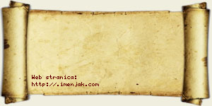 Atanasije Poljaković vizit kartica